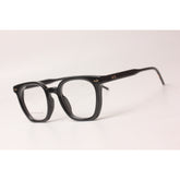 BOLDOZ - M520 - إطار أسود من السلحفاة - أسيتات - إطار عريض - مربع - نظارات طبية